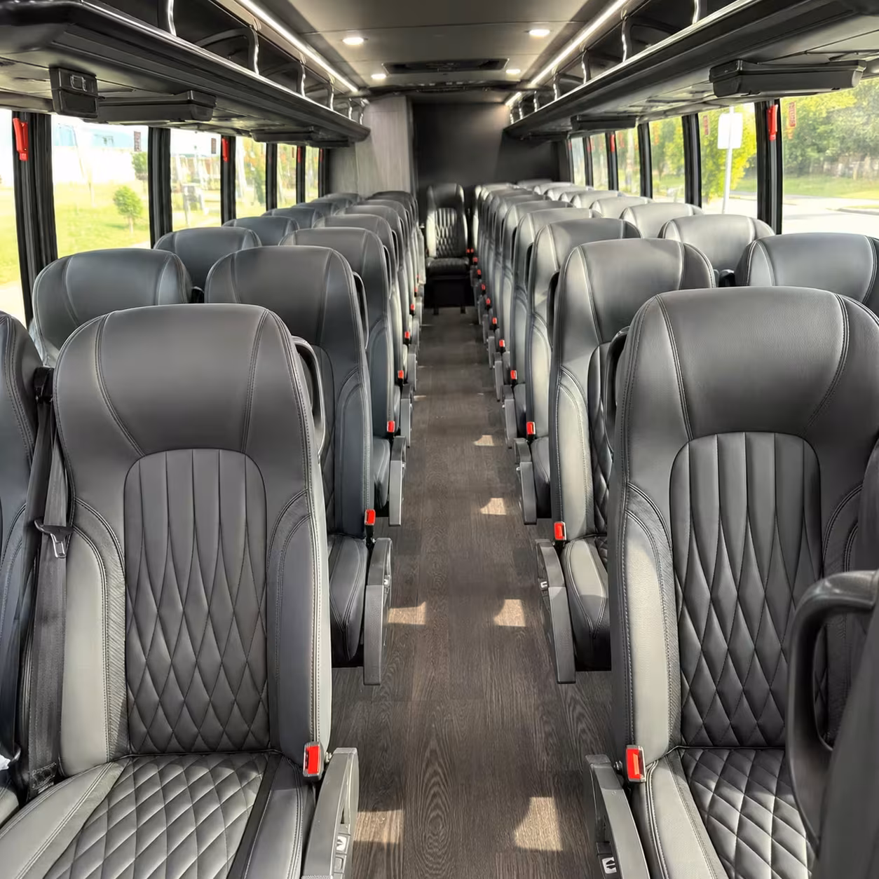 30 passenger minibus interior