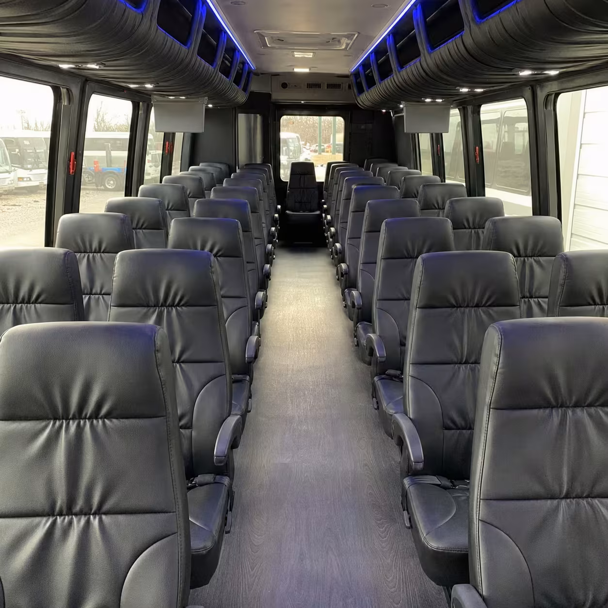 35 passenger minibus inside