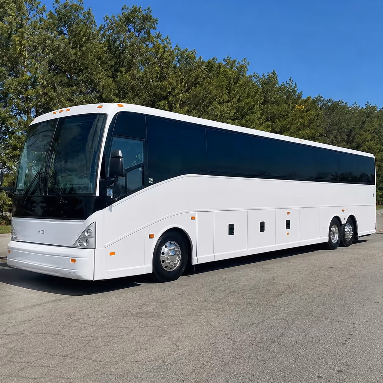 56 passenger charter bus