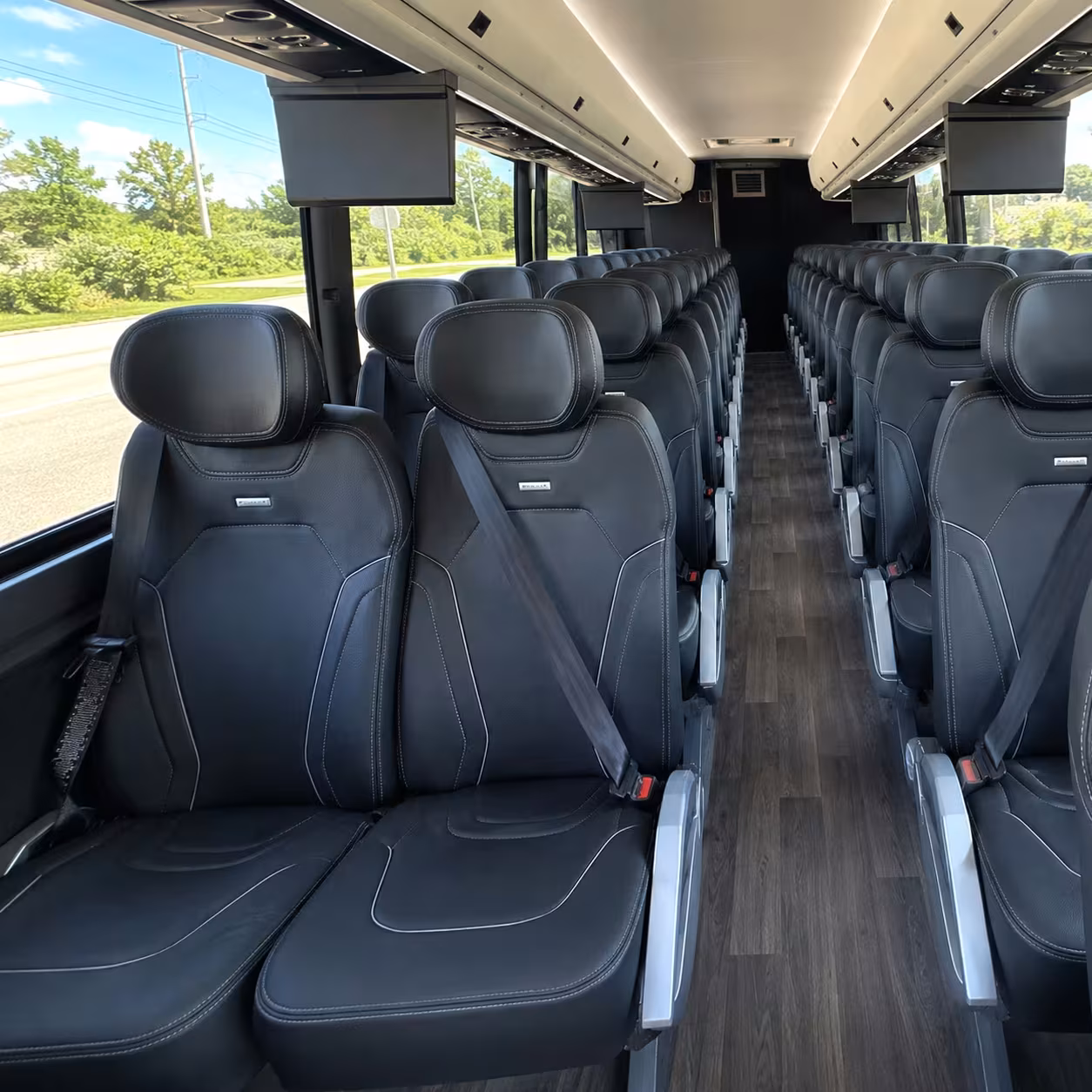 el monte charter bus interior